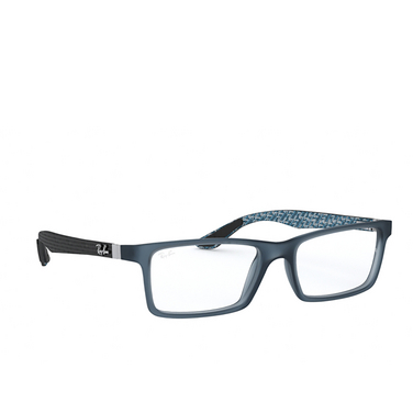 Ray-Ban RX8901 Korrektionsbrillen 5262 demi gloss blue - Dreiviertelansicht