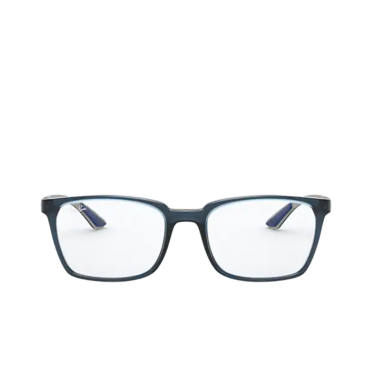 Ray-Ban RX8906 Eyeglasses 8060 TRANSPARENT BLUE - front view