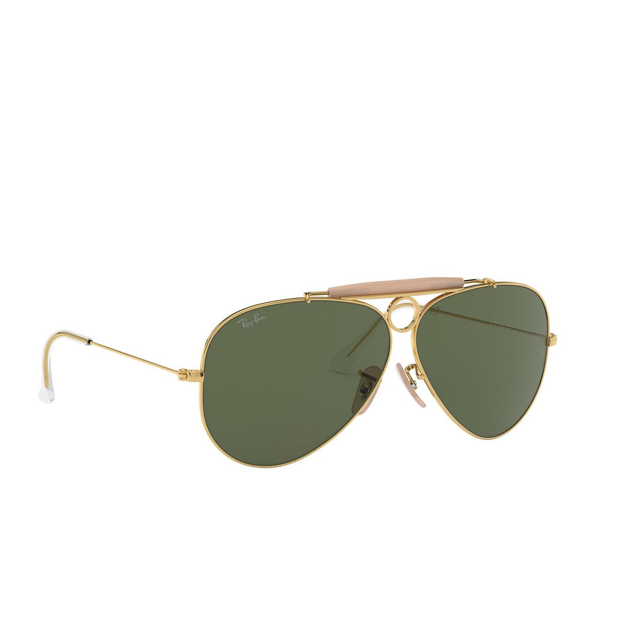 Ray-Ban SHOOTER Sunglasses W3401 Arista - three-quarters view