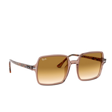 Gafas de sol Ray-Ban SQUARE II 128151 transparent light - Vista tres cuartos