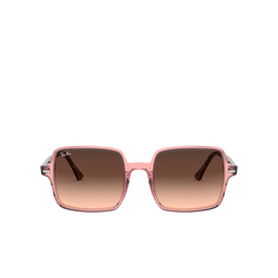 Ray-Ban® Square Sunglasses: RB1973 Square Ii color 1282A5 Transparent Pink 