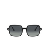 Ray-Ban SQUARE II Sunglasses 13183A black on chevron - product thumbnail 1/4