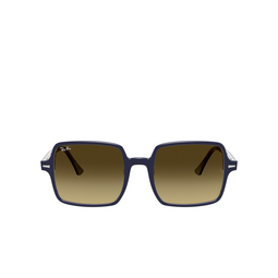 Ray-Ban® Square Sunglasses: RB1973 Square Ii color 132085 Blue Stripes 