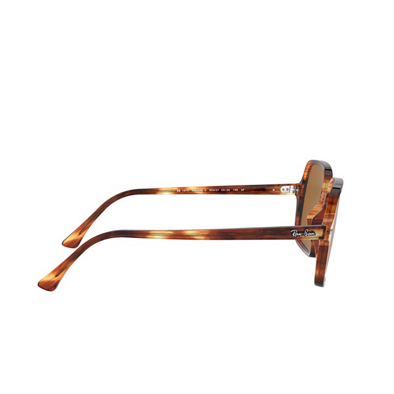 Ray-Ban SQUARE II Sunglasses 954/57 striped havana - 3/4