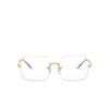 Gafas graduadas Ray-Ban SQUARE 3104 white on legend gold - Miniatura del producto 1/4
