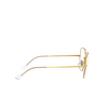 Ray-Ban SQUARE Korrektionsbrillen 3104 white on legend gold - Produkt-Miniaturansicht 3/4