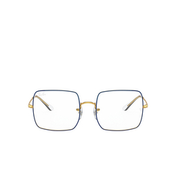 Ray-Ban® Square Eyeglasses: Square RX1971V color Blue On Legend Gold 3105.