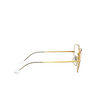 Ray-Ban SQUARE Eyeglasses 3106 shiny legend gold on top red - product thumbnail 3/4