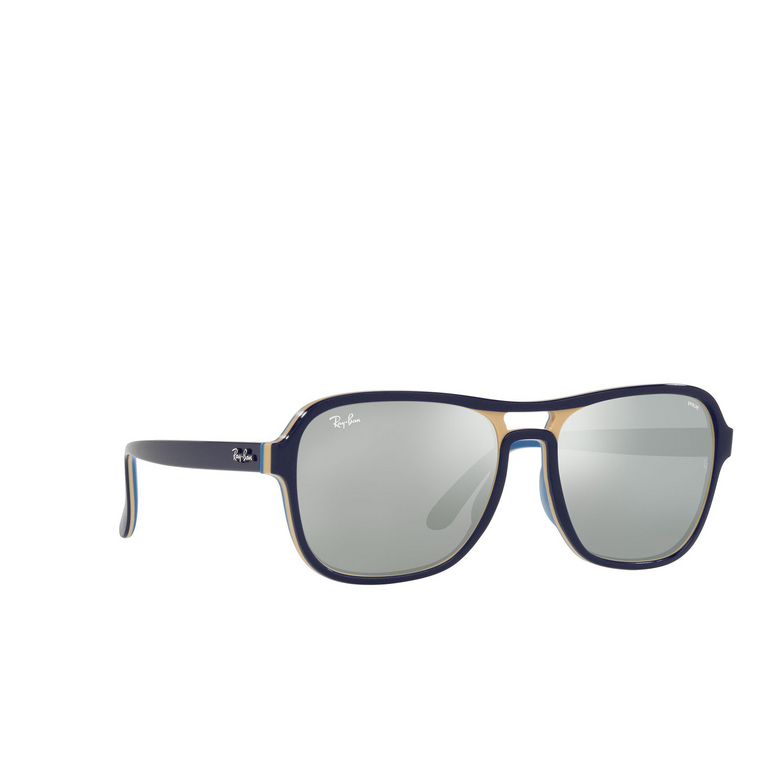 Ray-Ban STATE SIDE Sunglasses 6546W3 blu creamy light blu - 2/4