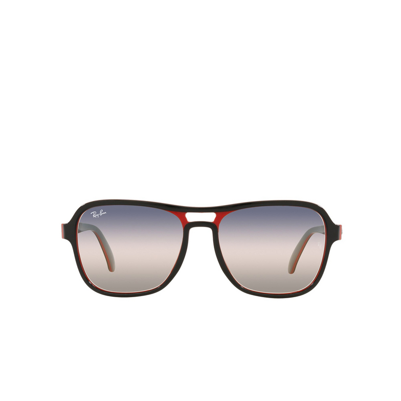 Ray-Ban STATE SIDE Sunglasses 6549GE black red light gray - 1/4