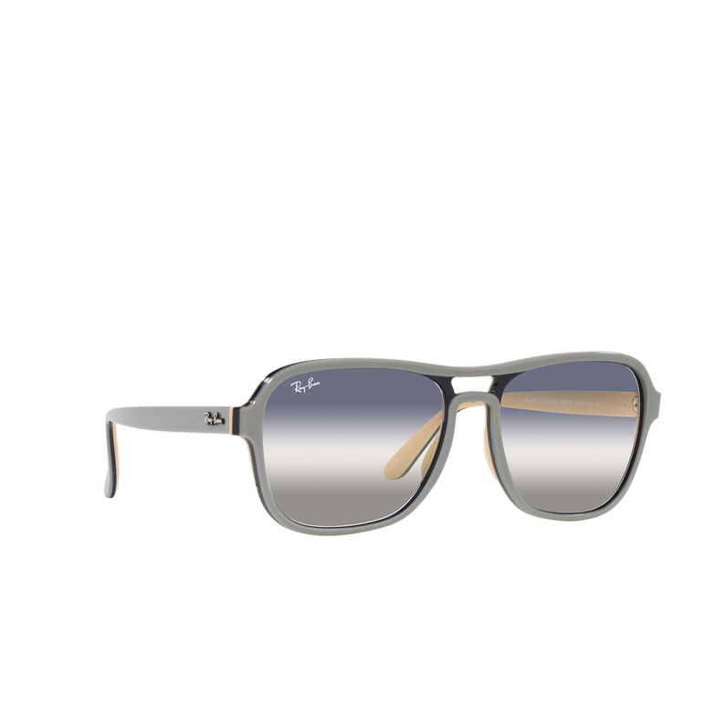 Ray-Ban STATE SIDE Sunglasses 6550GF light gray blu light brown - 2/4