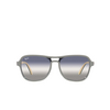 Ray-Ban STATE SIDE Sunglasses 6550GF light gray blu light brown - product thumbnail 1/4