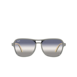 Ray-Ban® Square Sunglasses: State Side RB4356 color Light Gray Blu Light Brown 6550GF.