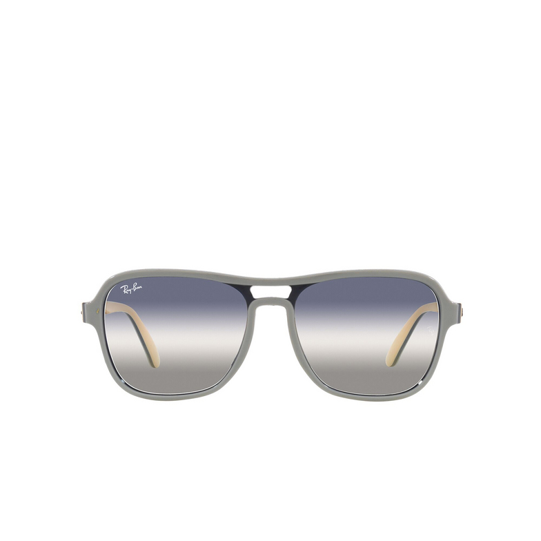 Ray-Ban STATE SIDE Sunglasses 6550GF light gray blu light brown - 1/4