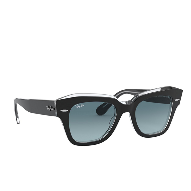 Ray-Ban STATE STREET Sunglasses 12943M black on transparent - 2/4