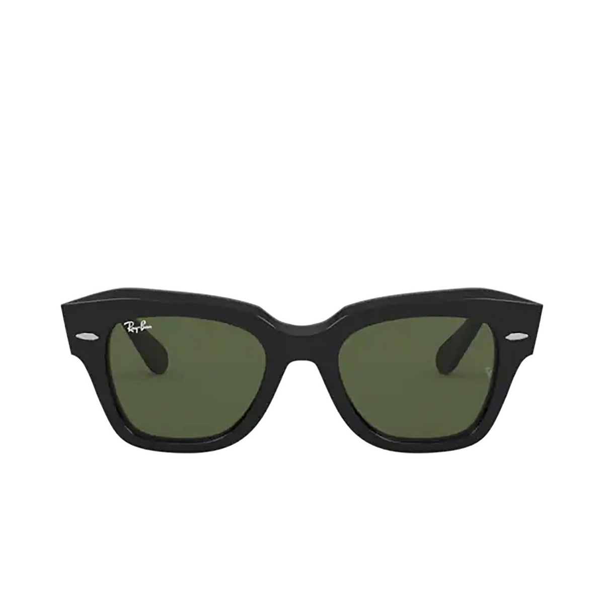 Ray-Ban STATE STREET Sunglasses 901/31 BLACK - front view