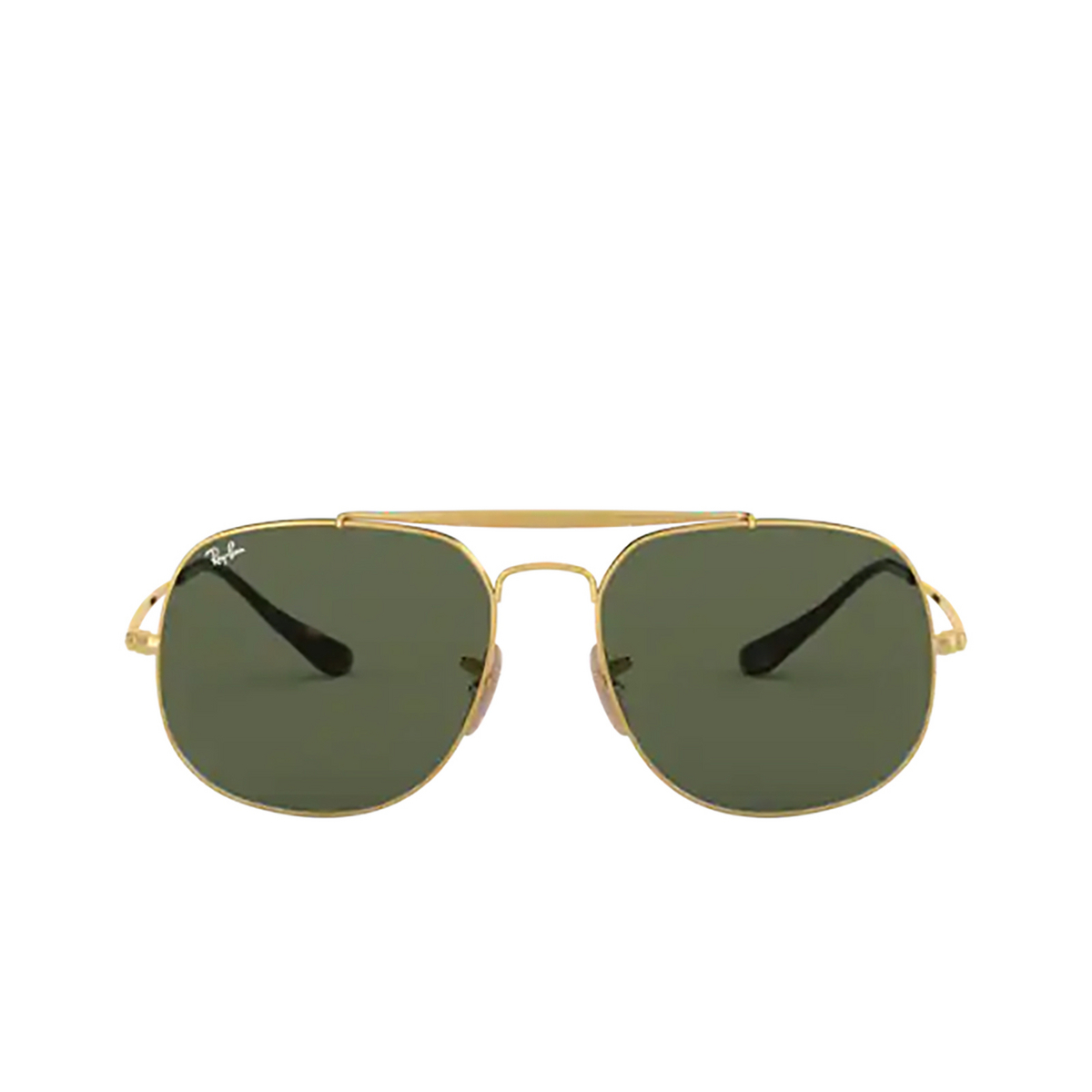 Ray-Ban® Square Sunglasses: The General RB3561 color Arista 001 - front view.