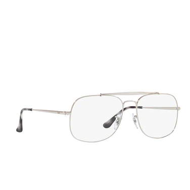 Ray-Ban THE GENERAL Korrektionsbrillen 2501 silver - Dreiviertelansicht