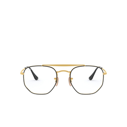 Ray-Ban® Irregular Eyeglasses: The Marshal RX3648V color Black On Arista 2946.