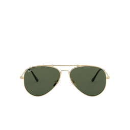 Ray-Ban® Aviator Sunglasses: RB8125 Titanium color 913658 Brushed Demi Gloss White Gold 