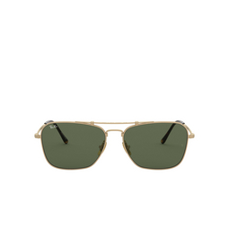 Ray-Ban® Square Sunglasses: Titanium RB8136 color Brushed Demi Gloss White Gold 913658.