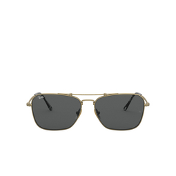 Ray-Ban® Square Sunglasses: RB8136 Titanium color 913757 Demi Gloss Antique Arista 