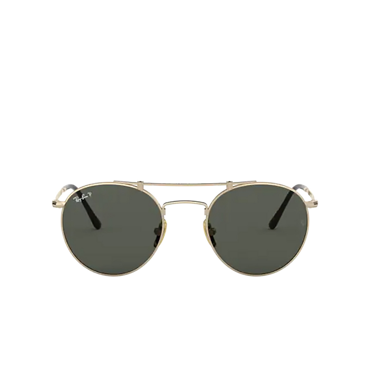 Ray-Ban TITANIUM Sunglasses 9143 DEMI GLOSS WHITE GOLD - front view