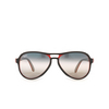 Ray-Ban VAGABOND Sunglasses 6549GE black red light grey - product thumbnail 1/4