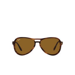 Ray-Ban® Aviator Sunglasses: RB4355 Vagabond color 954/33 Striped Havana 