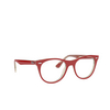 Ray-Ban WAYFARER II Eyeglasses 5987 red on transparent grey - product thumbnail 2/4