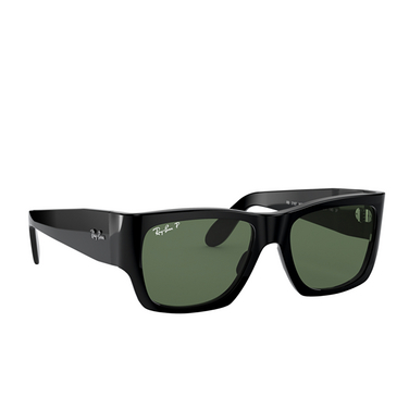 Ray-Ban WAYFARER NOMAD Sunglasses 901/58 black - three-quarters view