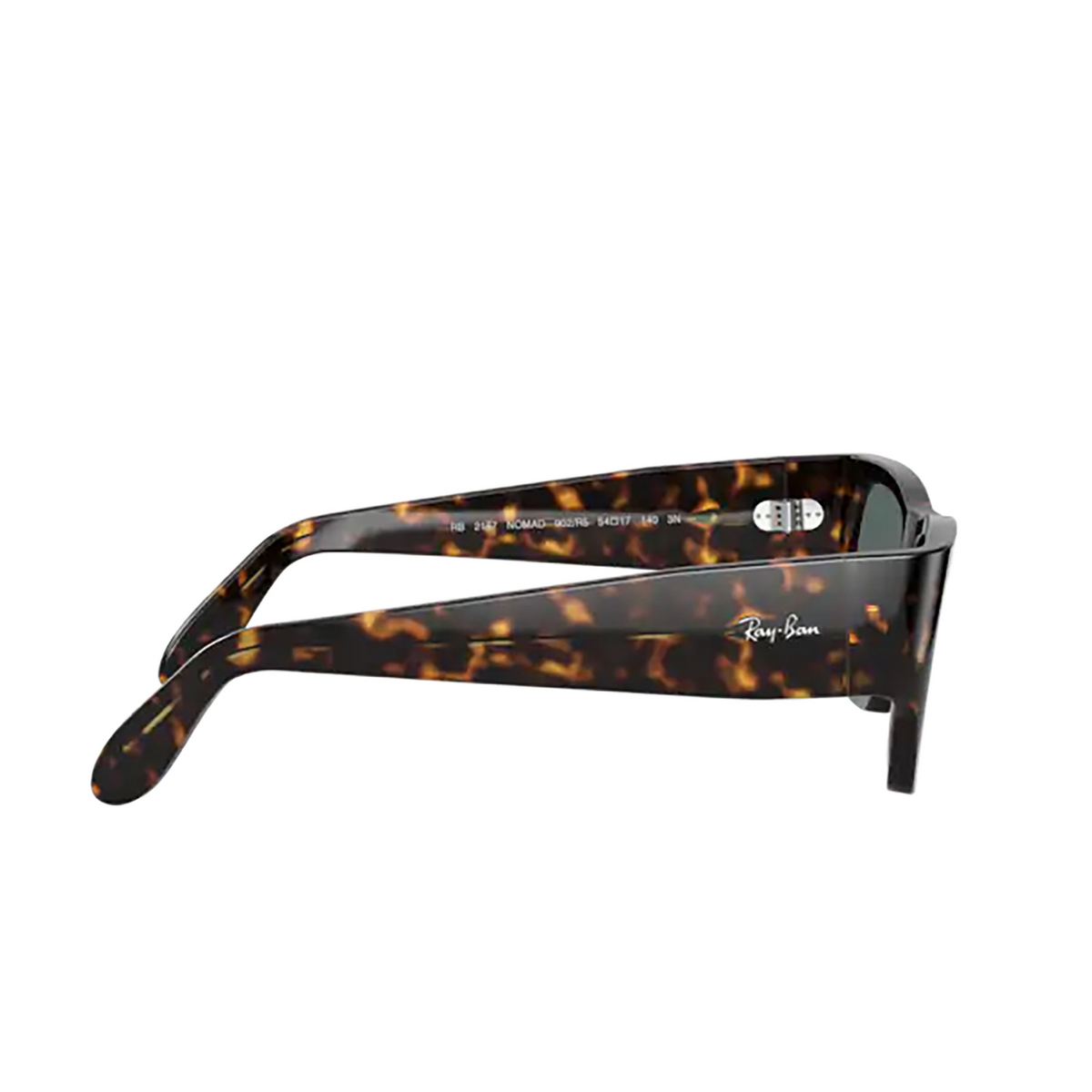 Ray-Ban® Square Sunglasses: Wayfarer Nomad RB2187 color Tortoise 902/R5 - 3/3.