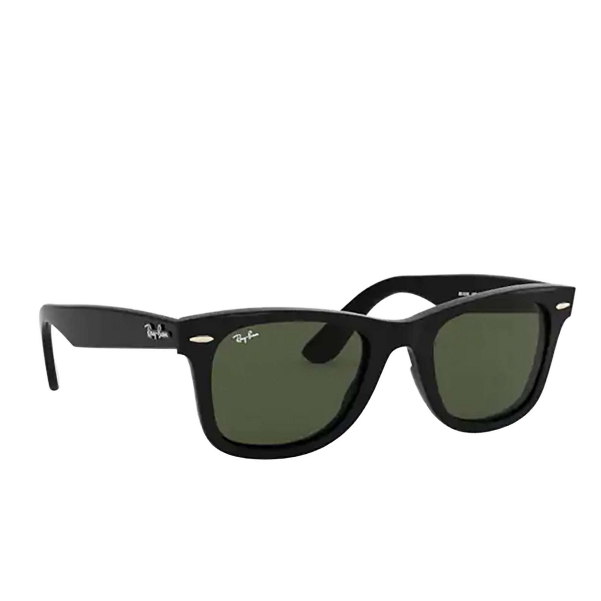 Ray-Ban WAYFARER Sunglasses 601 Black - three-quarters view