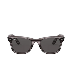 Ray-Ban® Square Sunglasses: RB4340 Wayfarer color 6430B1 Striped Grey Havana 