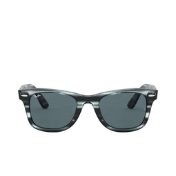 Ray-Ban® Square Sunglasses: Wayfarer RB4340 color Striped Blue Havana 6432R5.