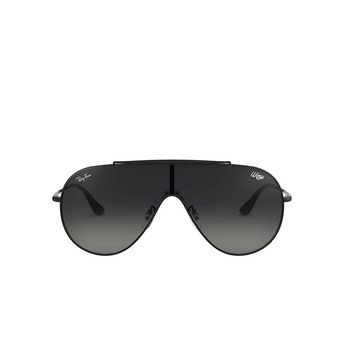 Ray-Ban WINGS Sunglasses 002/11 Black - front view