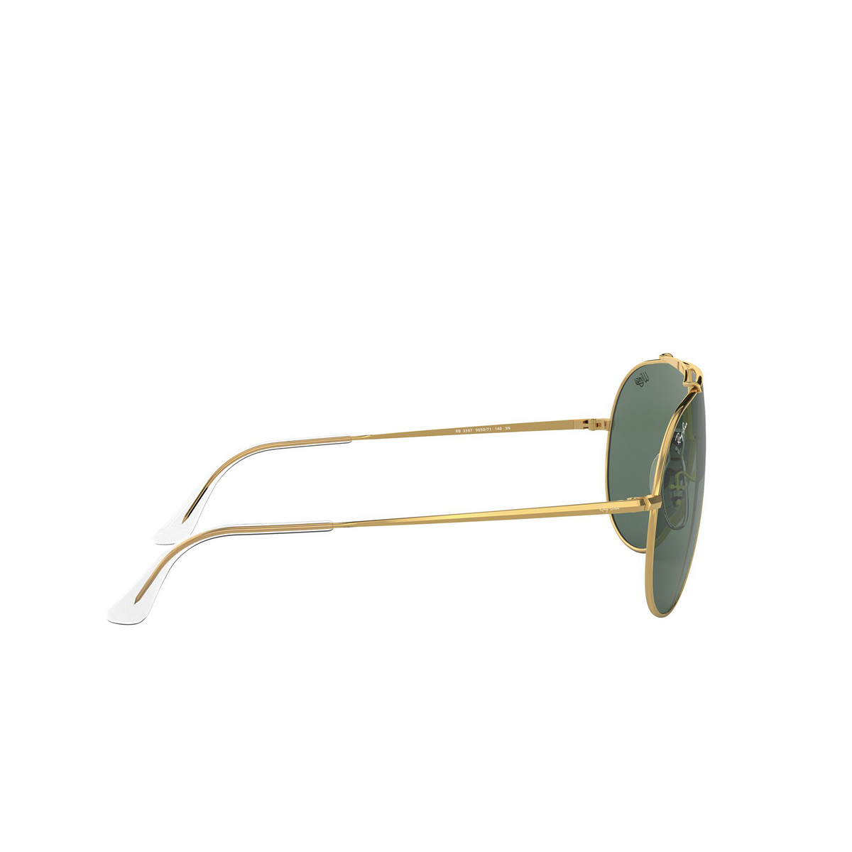 Ray-Ban® Aviator Sunglasses: RB3597 Wings color 905071 Gold - product thumbnail 3/3