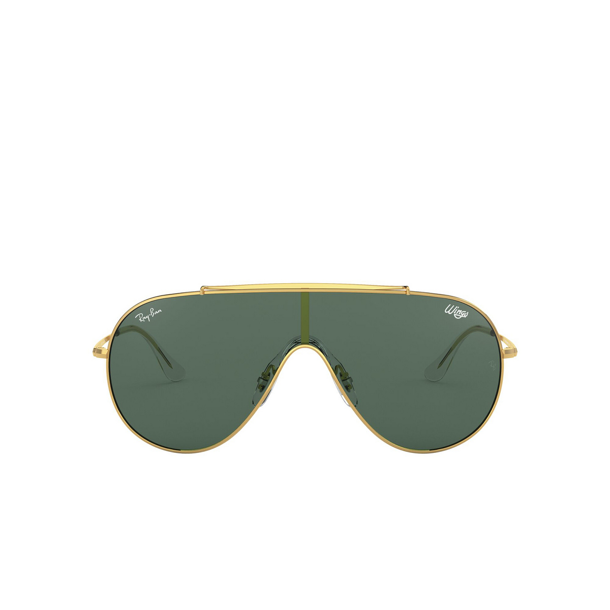 Ray-Ban® Aviator Sunglasses: RB3597 Wings color 905071 Gold - product thumbnail 1/3