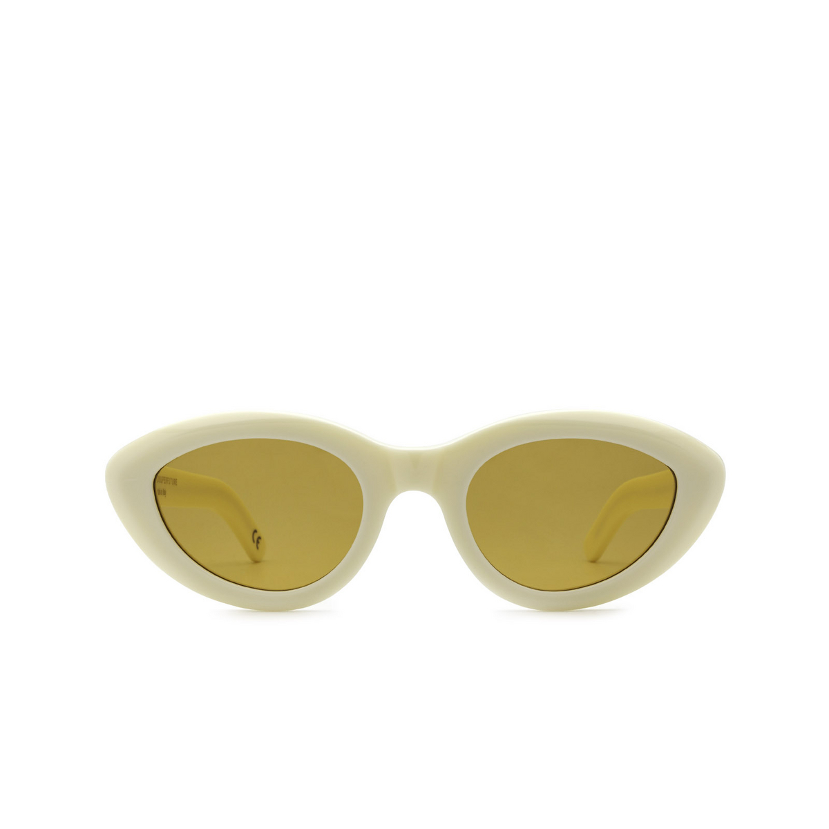 Retrosuperfuture® Cat-eye Sunglasses: Cocca color Panna Gve - front view.