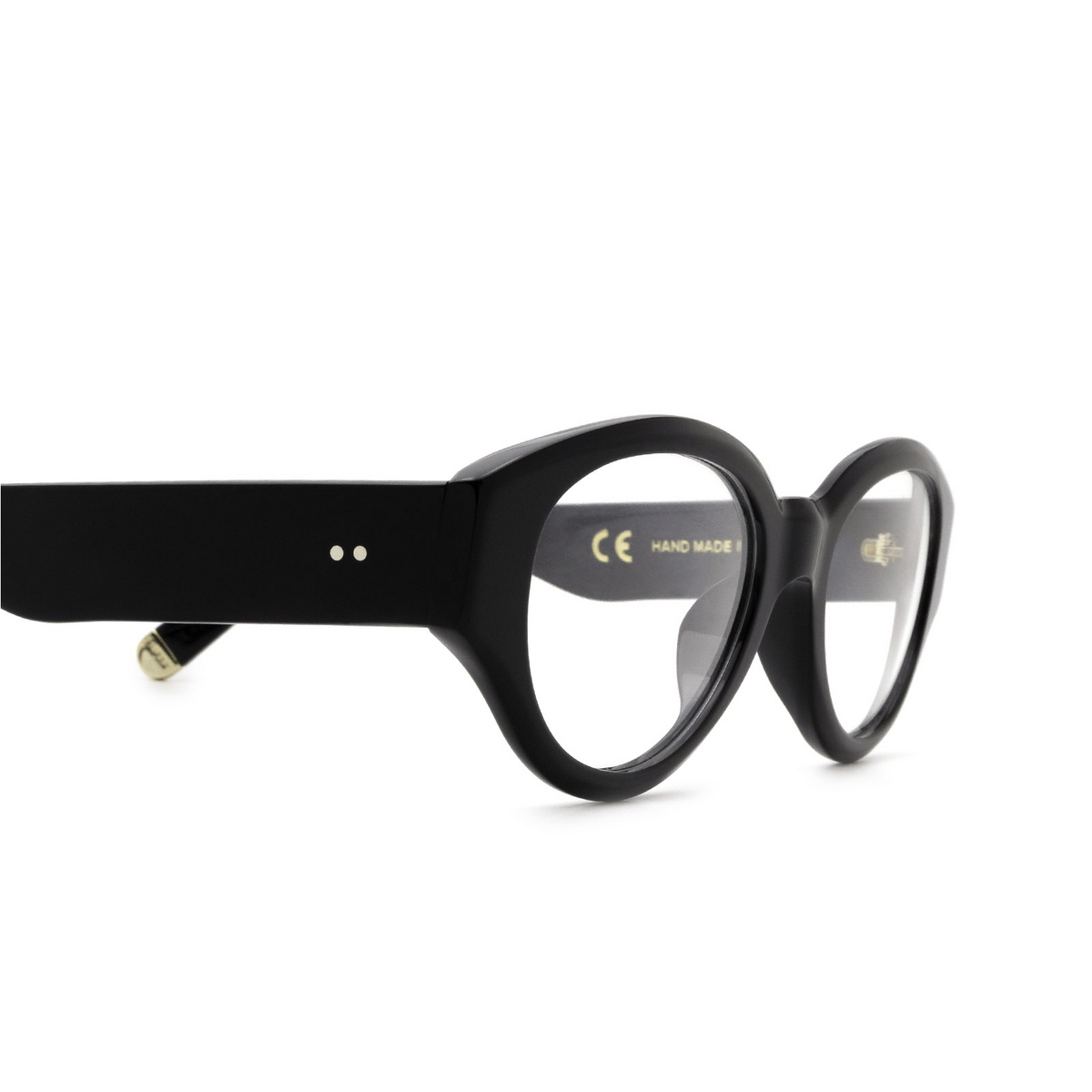 Retrosuperfuture® Oval Eyeglasses: Drew Mama Optical color Nero QL4 - product thumbnail 3/5.