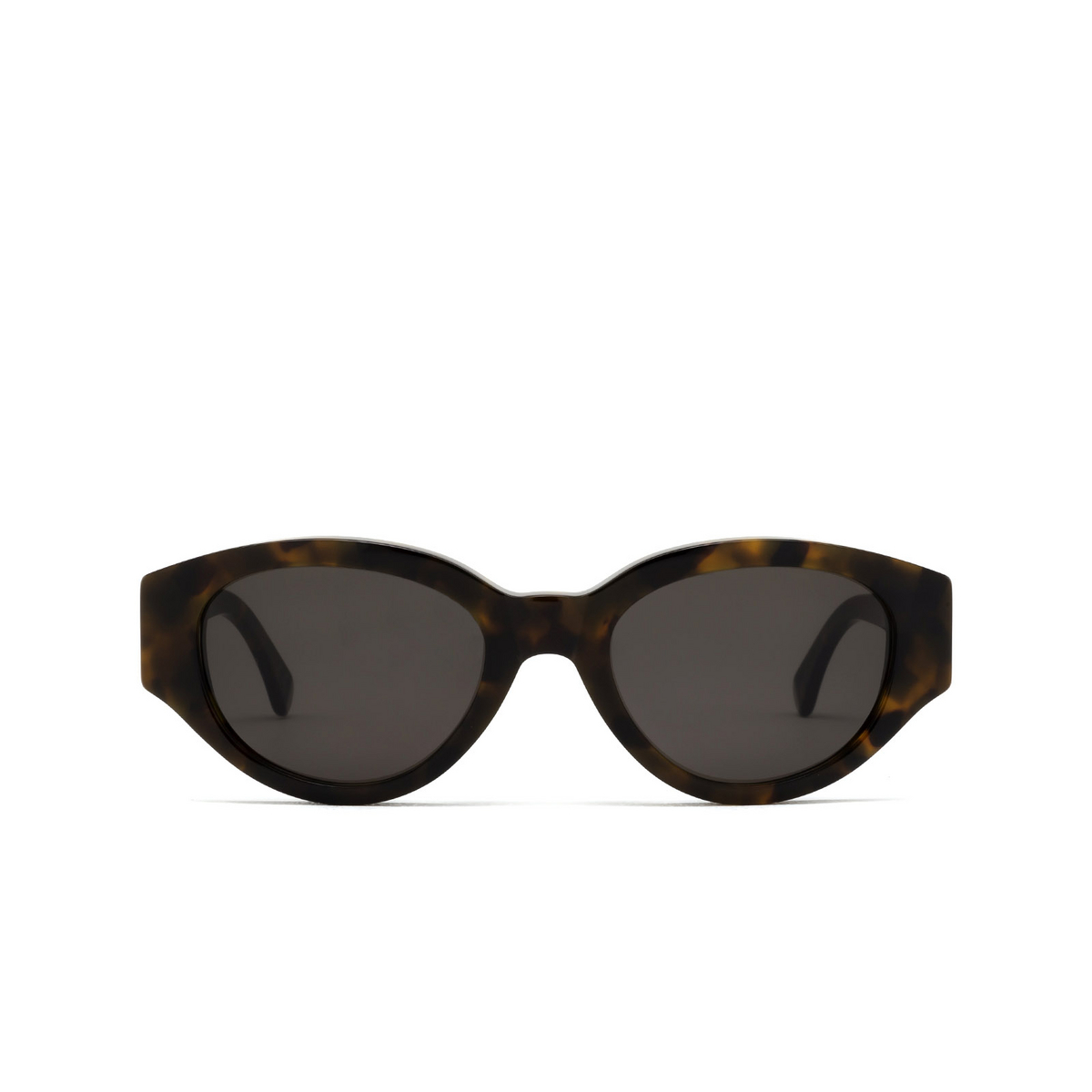 Retrosuperfuture® Oval Sunglasses: Drew Mama color Classic Havana Xkp - front view.