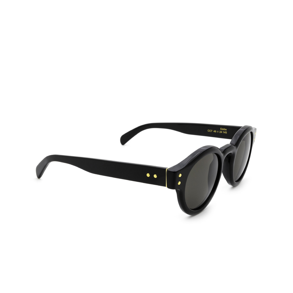Retrosuperfuture EDDIE Sunglasses CC7 Black - three-quarters view