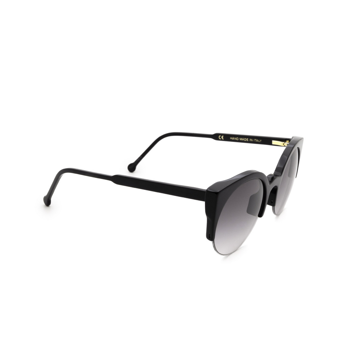 Retrosuperfuture LUCIA Sunglasses 283 Black - three-quarters view