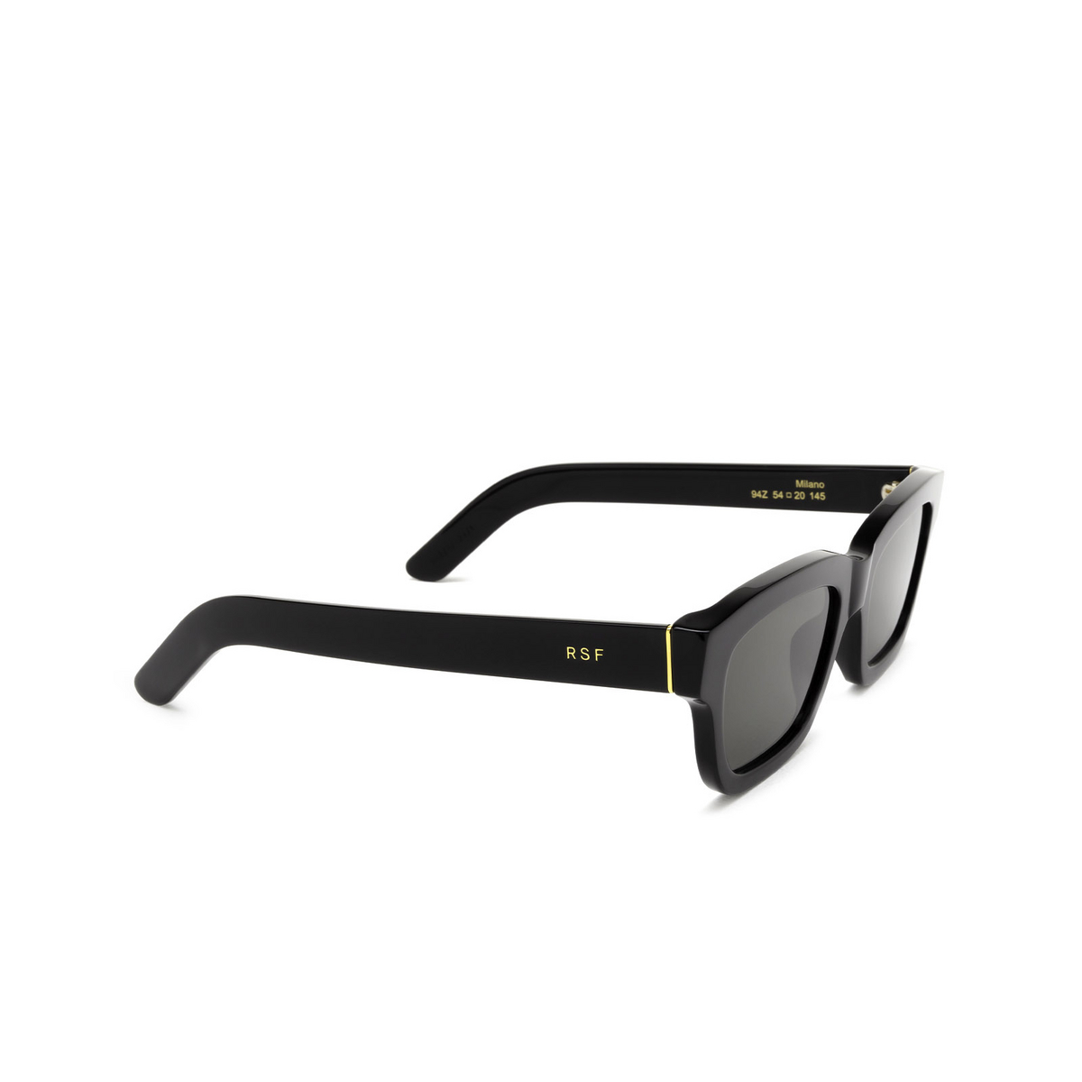 Retrosuperfuture MILANO Sunglasses 94Z Black - three-quarters view