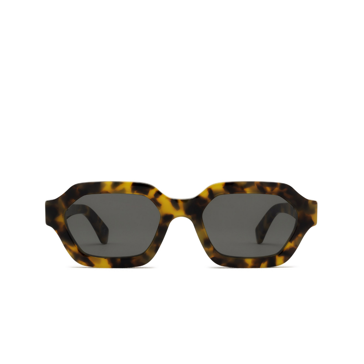Retrosuperfuture® Rectangle Sunglasses: Pooch color Spotted Havana J9Q - front view.