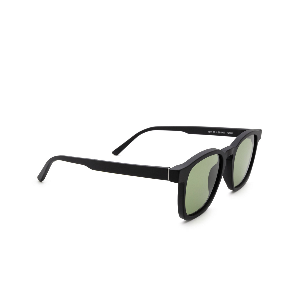 Retrosuperfuture UNICO Sunglasses P6T Black Matte - three-quarters view