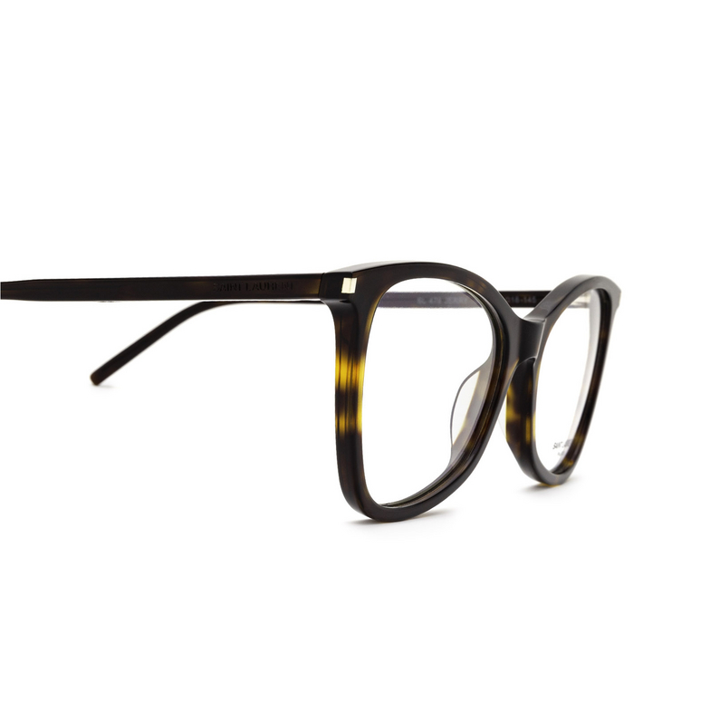 Saint Laurent SL 478 JERRY Eyeglasses 002 dark havana - 3/4