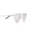 Saint Laurent SL 301 Sunglasses 003 silver - product thumbnail 3/4