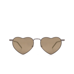 Saint Laurent® Irregular Sunglasses: SL 301 color 008 Ruthenium 