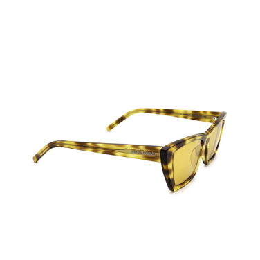 Saint Laurent SL 276 MICA Sunglasses 022 havana - three-quarters view